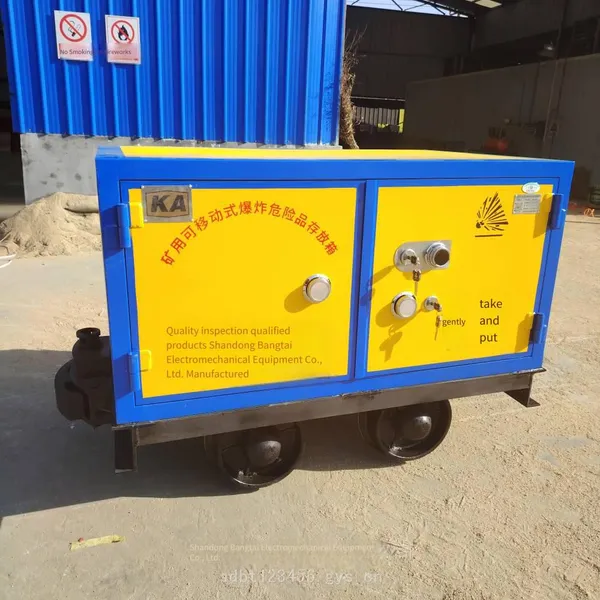 Tracked Transport Vehicle for Blasting Materials, Explosive Box for Mine Track Transportation, Explosive Box for Metal Mines, Track Gauge 600 photo-4