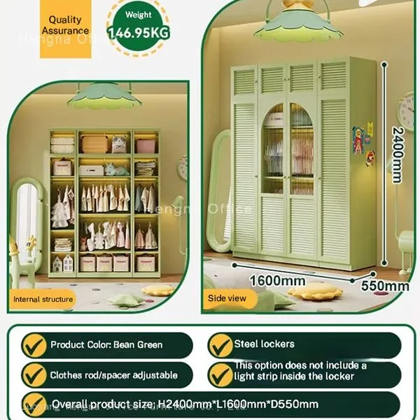 Lille Student Housing Metal Wardrobe | High Capacity Dormitory Steel Locker | Eco-Friendly Vibrant Color Matrix