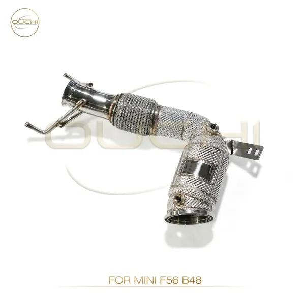 Exhaust Downpipe for Mini F56 B48/Countryman R60 B48/F56 B38/R56 Stainless Steel Performance Upgrade Increase High-performance Auto Parts