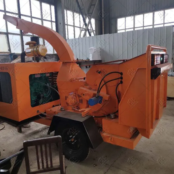 Compact Structure Whole Tree Wood Chipper Diesel Drum Chipper Crusher photo-5