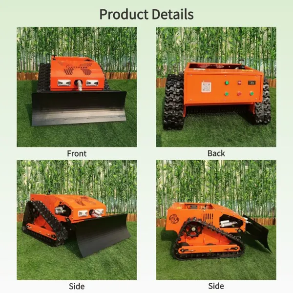 Vigorun VTC550-90 Radio Controlled Lawn Mower With One-Key Start 550mm Cutting Width 0-4km/h Speed for Commercial Use photo-2