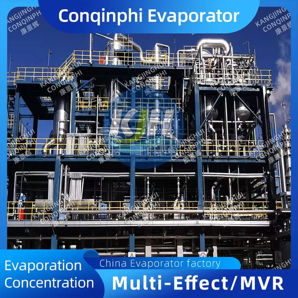 Tubular Three-Effect Evaporator With Integrated Condenser, Energy Recovery, 304 SS, 1000L/H Capacity photo-5