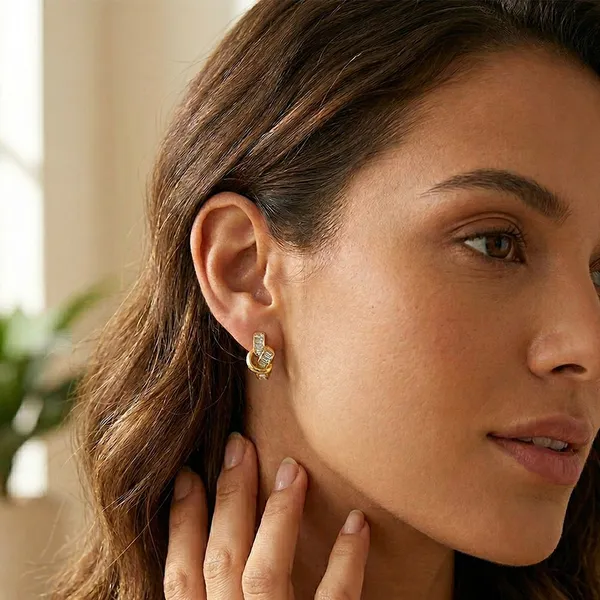 Non-Allergenic Stainless Steel Earrings With 1 Year Warranty for Retail Buyers photo-4