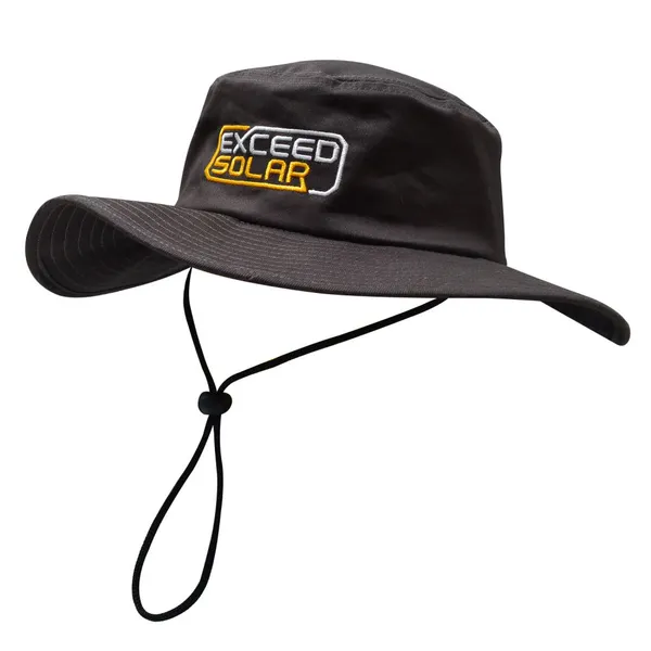 Men Wide Brim Sun Fishing Hats Chin Cord Outdoor Working Hiking Head Wear