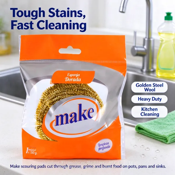 Kitchen Cleaning Ball Brass Scourer With Oem Brands