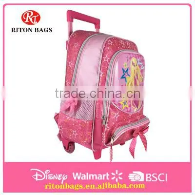 2016 Hot Popular Kids Trolley Bags Stars School Trolley Bag With Shinning Lights photo-2