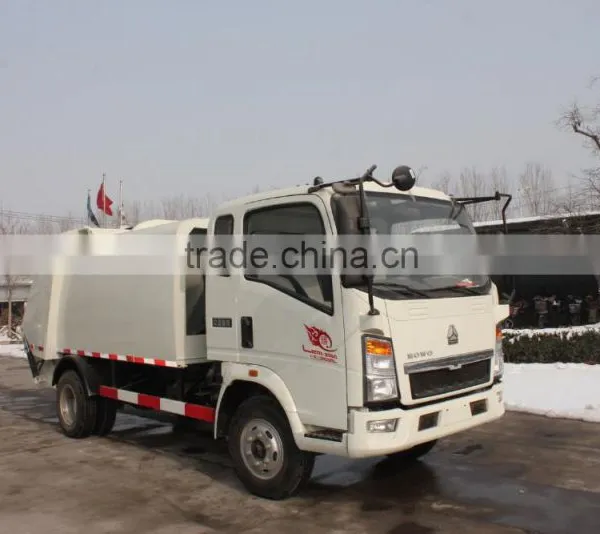 Howo 14 CBM Compressed Garbage Compactor Truck photo-4