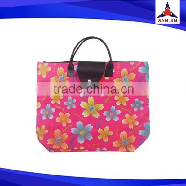 Recyclable Carrier Bag Fashional Nylon Shopping Bag