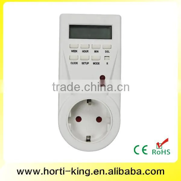 Hydroponics 220V Weekly Programmable Digital Timer Switch