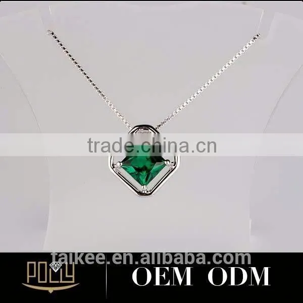 Factory Price Diamond Pendant High Quality Maxi Necklace photo-5