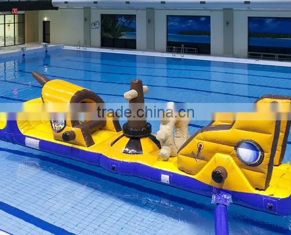 Hot Sale Sdult Outdoor Obstacle Course Equipment Pirate Ship Inflatable Water Obstacle Course for Sale Supplier's Choice photo-3