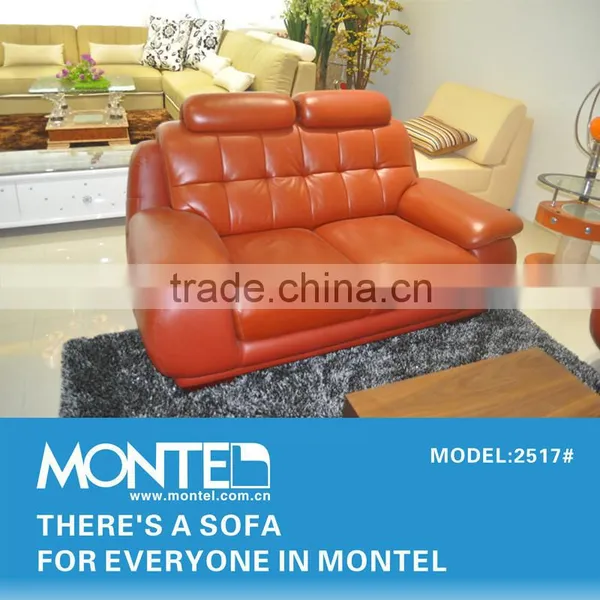 2014 New Red Leather Sofa Italian photo-2