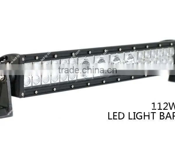 21.5 Inch Hybrid LED Off Road Light Bars /Spot Flood Combo Beam 112w LED Driving Light Bar photo-3