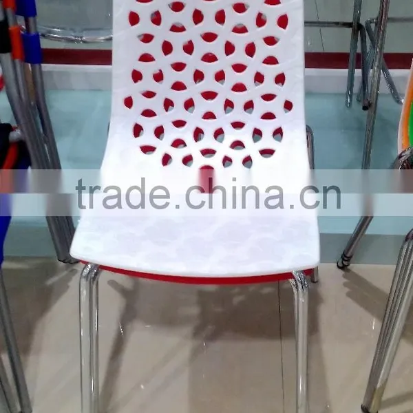 High Quality Wholesale Modern Popular Design PP Plastic BUBBLE CHAIR With Chromed Metal Base photo-3