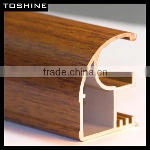 Wood Color Transfer Kitchen Door Aluminum Profile Manufacturer photo-4