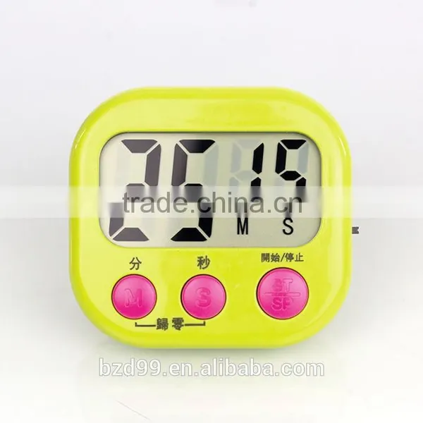 Smart Large LCD Display Mini Electronic Countdown Timer Switch Count Up and Count Down Timer With Switch/Pothook/Holder/Magnet photo-4