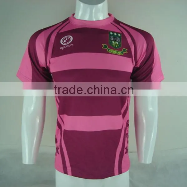 New Style Short Sleeve Rugby Jersey/custom Print Sublimation Rugby Cloth photo-4