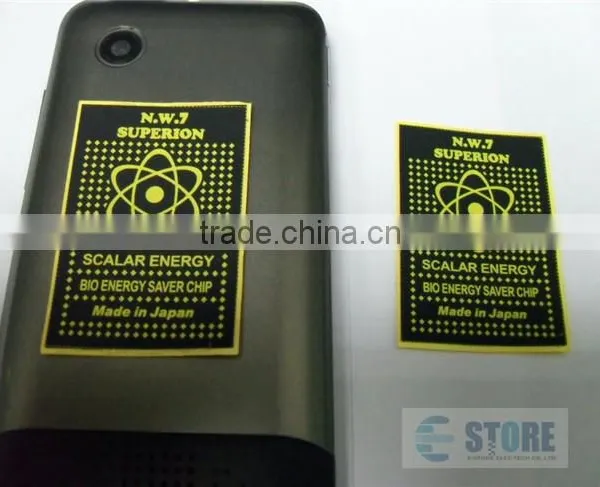 EMR Anti-radiation Mobile Phone Sticker Anion Scalar Energy Saver Chip photo-6
