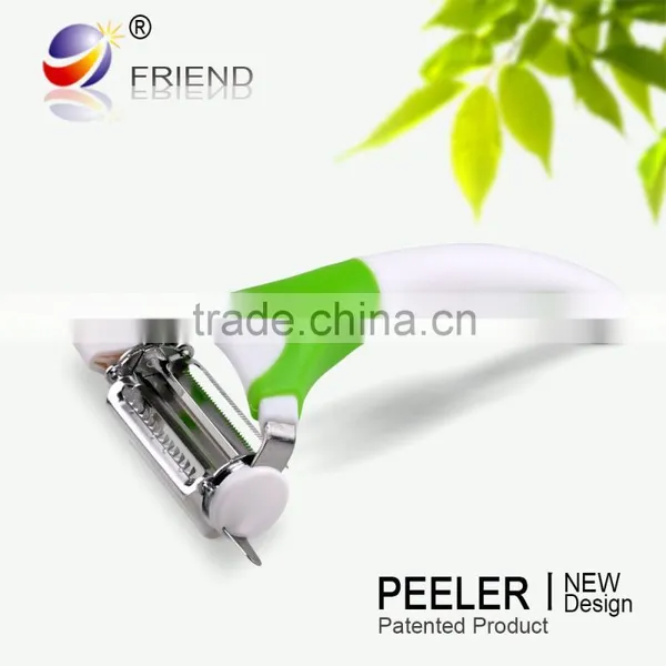 2016 as Seen on TV Kitchen Gadgets 3 in 1 Blades Rotary Manual Multifunctional Potato Vegetable Slicer Peeler Quality Choice