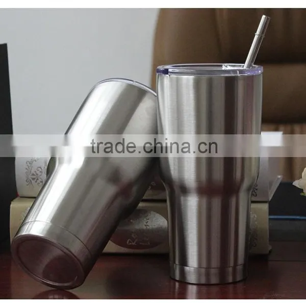 30Oz Double Wall Insulated Vaccum Bottle Stainless Steel Tumbler With Slide Lid Quality Choice photo-3
