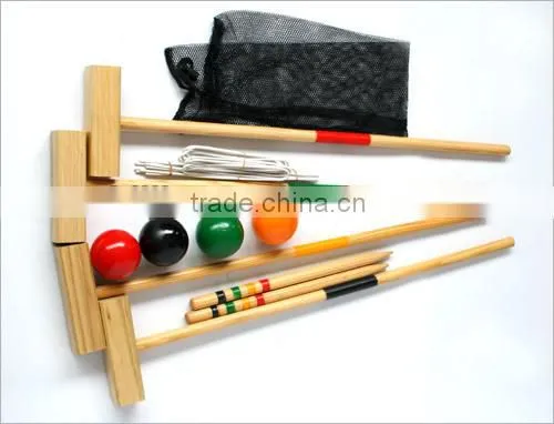 Wooden Croquet Set