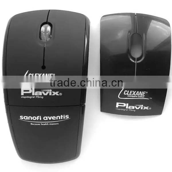 Custom Comfortable Touch Folding USB 2.4G Wireless Mouse for Laptops photo-2