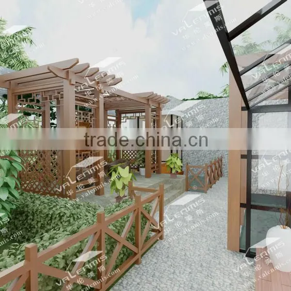 Aluminum Frame With Polycarbonate Roof Canopy photo-4