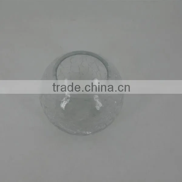 Good Quality Clear Crackle Glass Vase photo-3