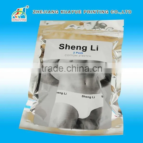 Customized High Quality Zipper Bag for Underwear