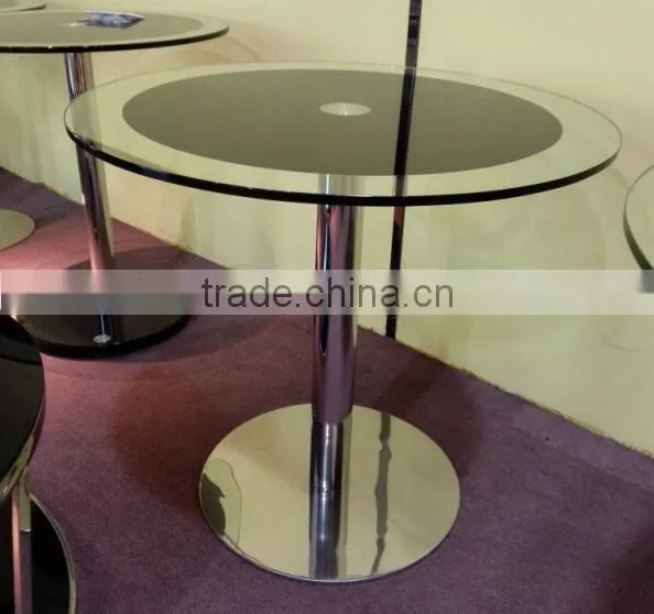 Tempered Glass Coffee Table,,round Coffee Table,dining Table BC080 photo-3