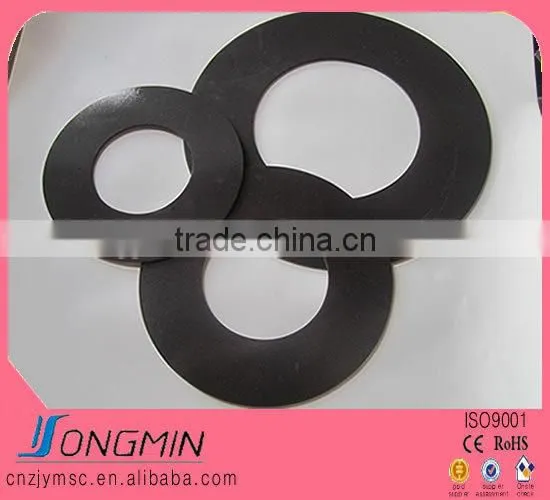 Flexible Isotropic Ring Shape Die Cut Magnetic Sheet With uv Coating