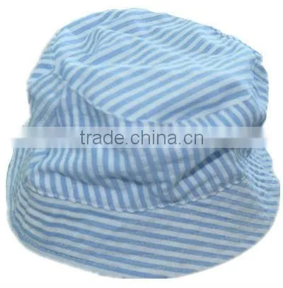 Blue Stripe Fashion Bucket Hat