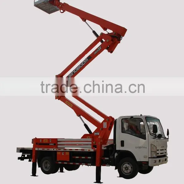CE Approved SINOBOOM Trailer Mounted Boom Lift for Hot Sale photo-2