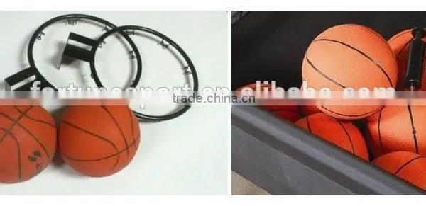 Super Rolling Basketball Shooting Machine With Electronic Scoreboard & Steel Stand photo-2
