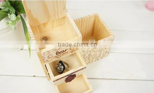 2015 in China Hot Selling Wooden Pen Container Brush Pot photo-3