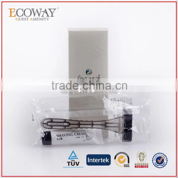 disposable travel shaving kit cheap hotel razor with best shaving cream