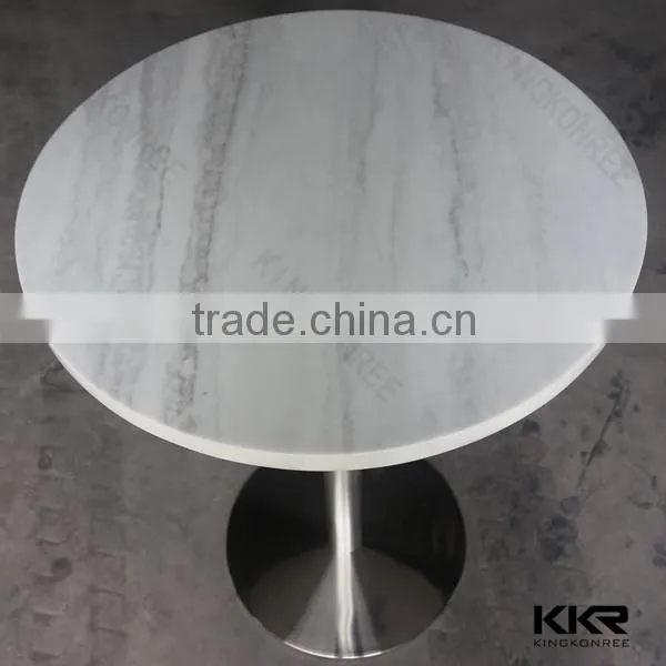 Square Dining Tables Solid Surface Marble Top Dining Table Supplier's Choice photo-3