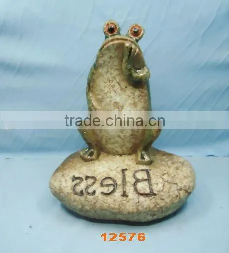 Garden Decoration, Ceramic Garden Frog