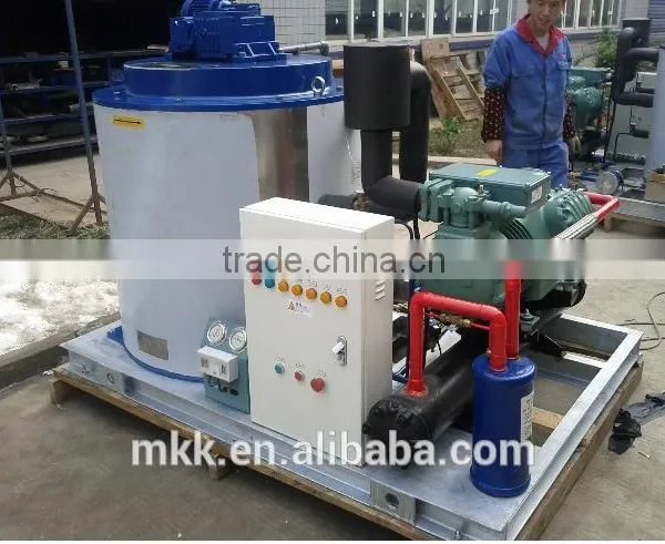 Stainless Steel Seawater Flake Ice Machine for Fishing Vessel photo-4