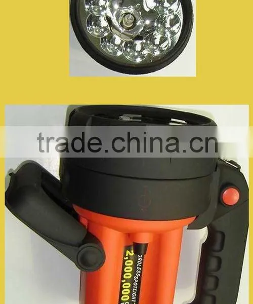 9led+halogen Rechargeable Spot Light