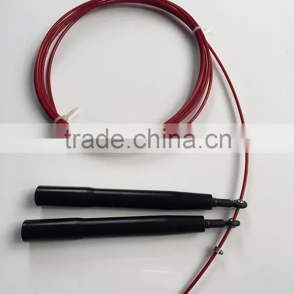 Dynomaster Crossfit Cheap Adjustable Skipping Rope Cable Wire Speed Rope Handle Speed Jump Rope With Bearing Quality Choice Most Po photo-4