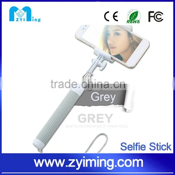 Zyiming 2015 Trending Hot Products Colorful Foldable Selfie Stick YM-Z07-6 Carbon Fiber Selfie Stick for Smart Phone photo-2