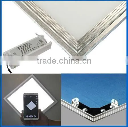 IP20 LED Flat Mounted Panel Light Square 600x600 42W Aluminum Shell Current 900mA for Schools Workshops Paking Garages photo-2