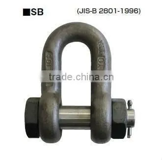 Shackle JIS SB type WLL 18t Self Color Reliable and wholesale construction item Shackle for personal use small lot order