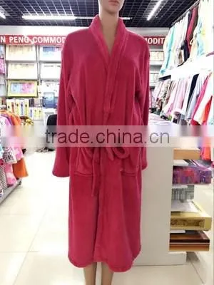 Westem Unique Easaful Coral Fleece Bathrobe in China Supplie photo-2