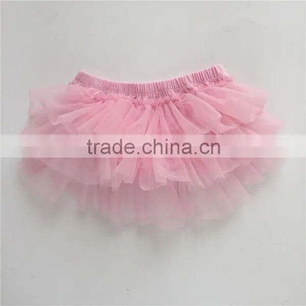 Popular in USA Baby Clothing Wholesale Cotton Baby Bloomers With Chiffon Ruffle photo-2