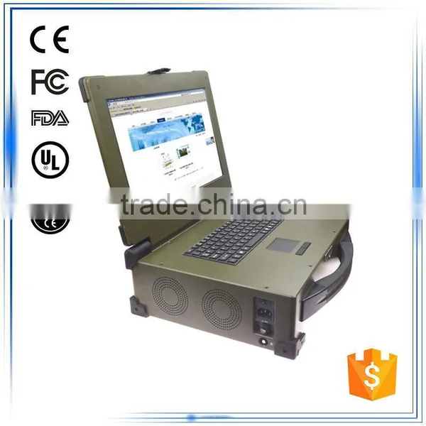 15.4" 6u 4 Slot CPCI Rugged China OEM Laptop photo-4