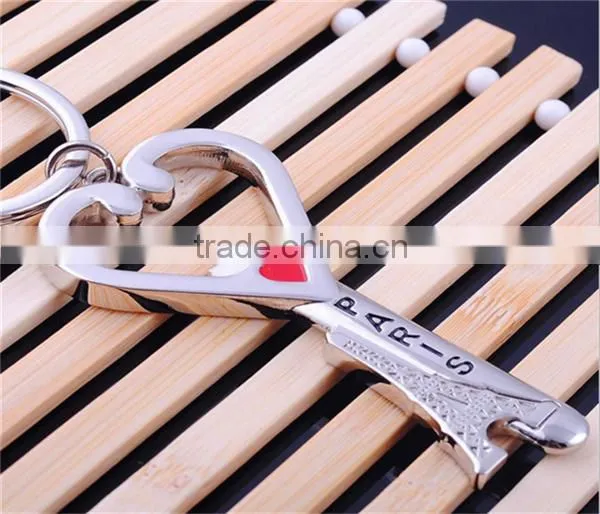 Eiffel Tower Bottle Opener Keychain Eiffel Heart Bottle Opener Keychain Novelty Items Wedding Gift photo-3