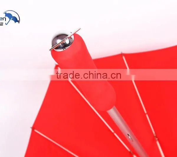 Red Custom Shape Wedding Heart Shape Umbrella photo-3