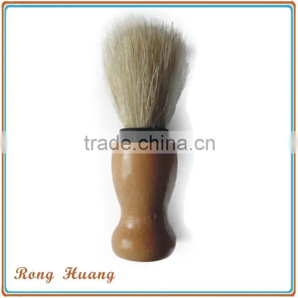 Wooden boar bristle shaving brush